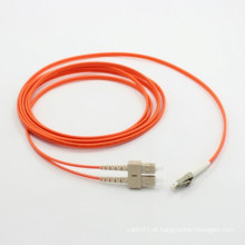 Sc-LC 50/125 Duplex Fibra Óptica Patch Cord